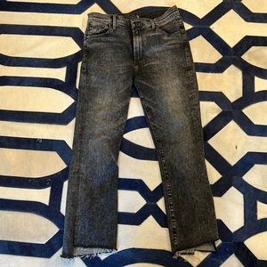 Mother the insider crop step fray